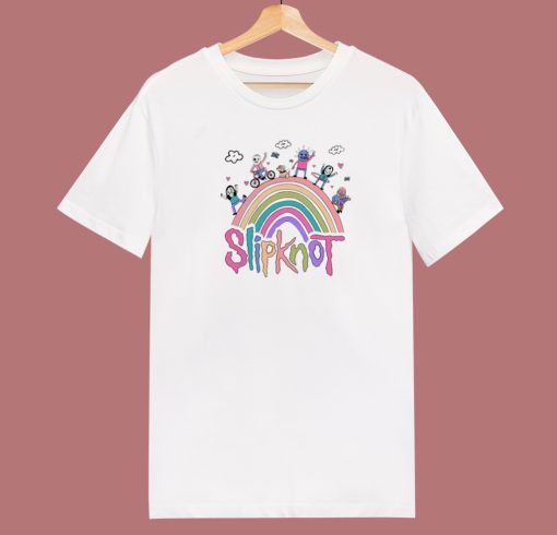 Cute Slipknot Cartoon 80s T Shirt Style