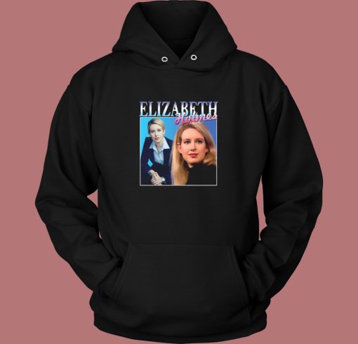 Elizabeth Holmes Vintage 80s Hoodie Style