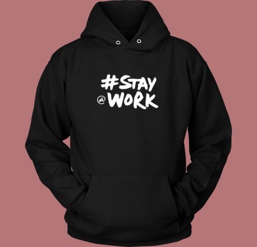 Elon Musk Stay Work 80s Hoodie Style