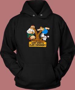 Who Wants Clam Chowder Hoodie Style