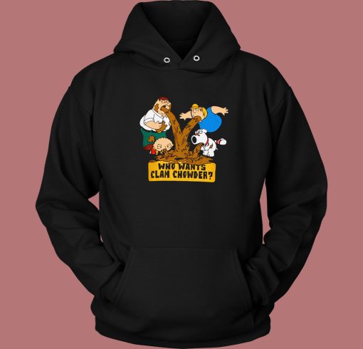 Who Wants Clam Chowder Hoodie Style