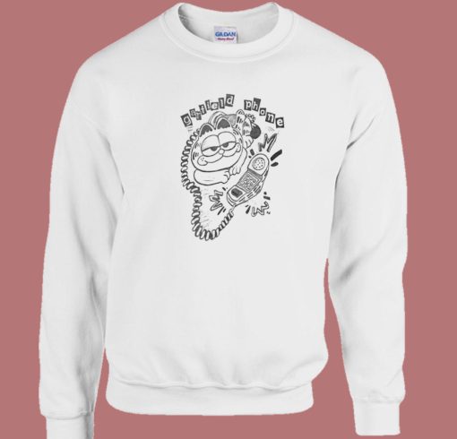 Garfield Phone Funny Sweatshirt