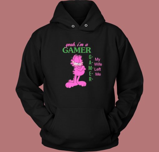 Garfield Yeah Im A Gamer Hoodie Style