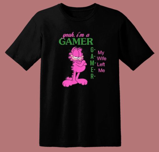 Garfield Yeah Im A Gamer T Shirt Style