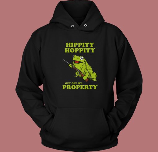 Get Off My Property Frog Hoodie Style