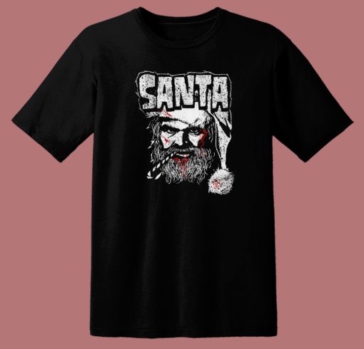 Heavy Metal Claus T Shirt Style