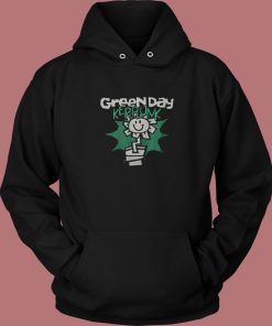 Kerplunk Green Day Flower 80s Hoodie Style