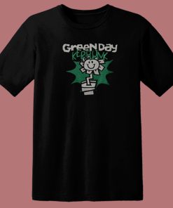 Kerplunk Green Day Flower 80s T Shirt Style