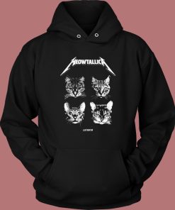 Meowtallica Catanism Parody Hoodie Style