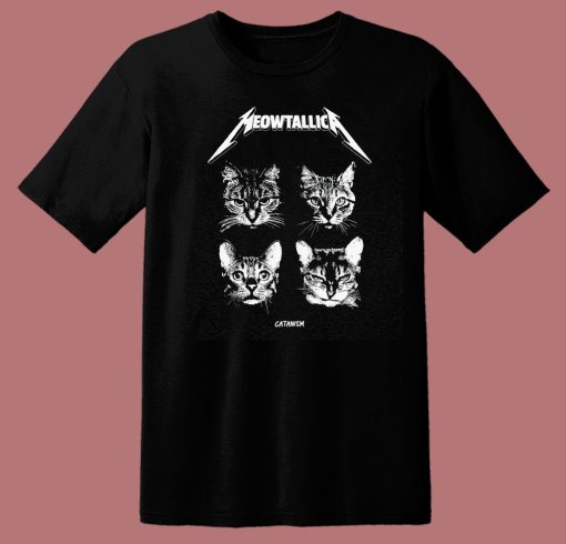 Meowtallica Catanism Parody T Shirt Style