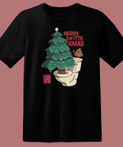 Merry Shitty Xmas T Shirt Style