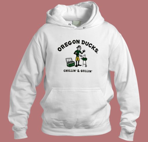 Oregon Ducks Chillin And Grillin Hoodie Style