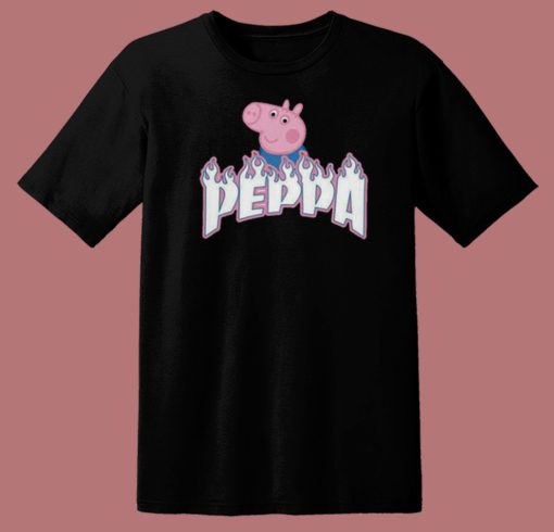 Peppa Pig Flame T Shirt Style