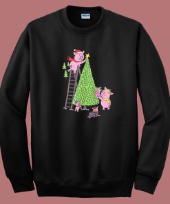 Percy Pig Christmas Tree Sweatshirt