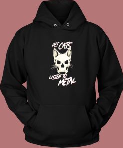 Pet Cats Listen To Metal Hoodie Style