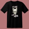 Pet Cats Listen To Metal T Shirt Style