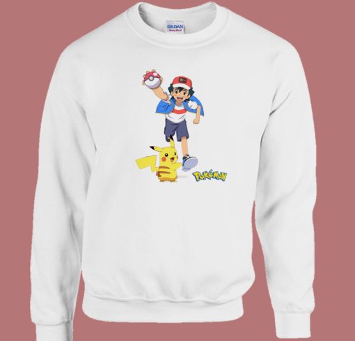 Pikachu and Ash Ketchum Sweatshirt