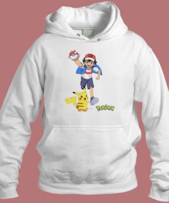 Pikachu and Ash Ketchum Hoodie Style