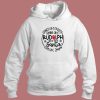 Shine Like Rudolph Give Like Santa Hoodie Style