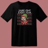 Sloth Santa Hat Christmas T Shirt Style