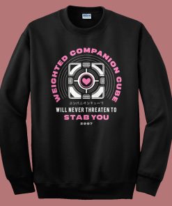 Weighted Companion Cube Sweatshirt