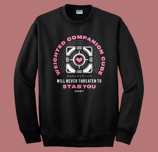 Weighted Companion Cube Sweatshirt