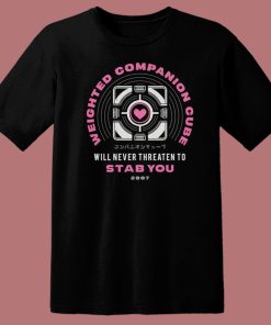 Weighted Companion Cube T Shirt Style