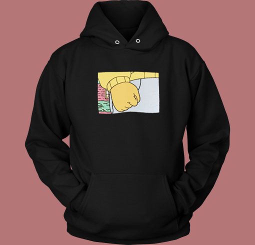 Arthur Clenched Fist Meme Hoodie Style