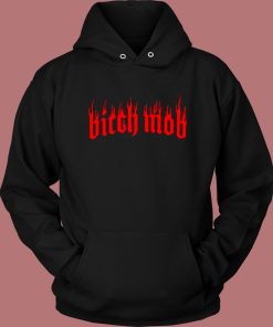 Bitch Mob Flames Hoodie Style