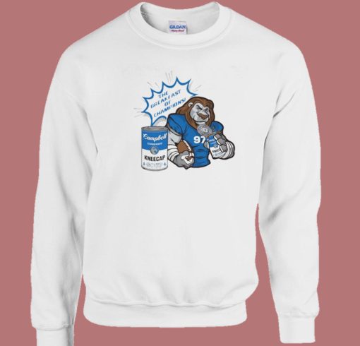 Campbells Knee Soup Lion Sweatshirt