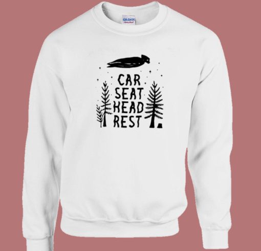 Car Seat Headrest Velvet Flocked Sweatshirt