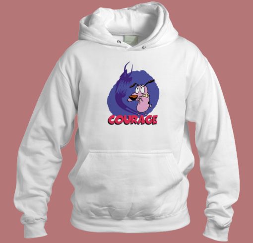 Courage Dog Scared Hoodie Style