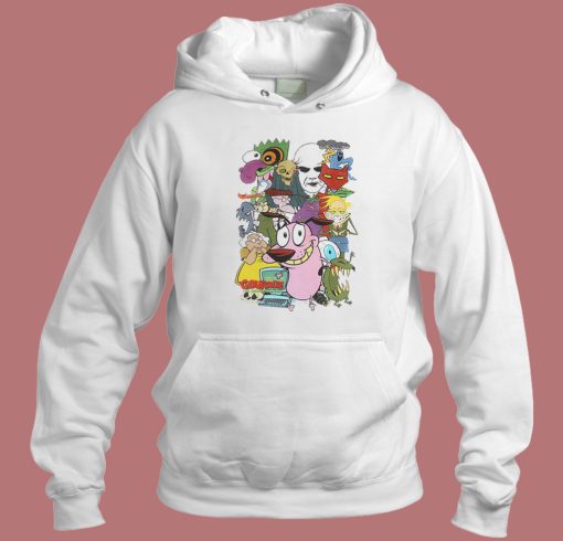 Courage The Cowardly Dog Characters Hoodie Style