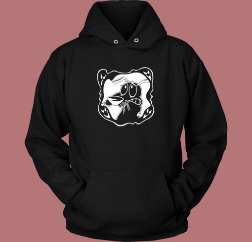 Courage The Cowardly Dog Ghost Hoodie Style