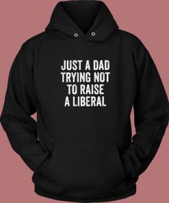 Just A Dad Trying Not To Raise A Liberal Hoodie Style