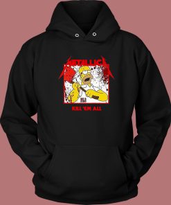 Metallica Homer Kill Em All Hoodie Style