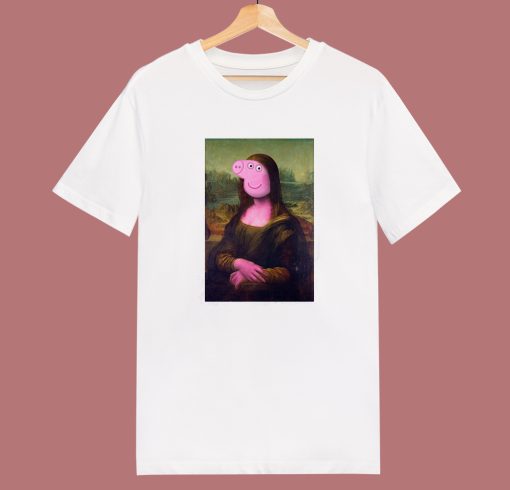 Peppa Pig Mona Lisa T Shirt Style