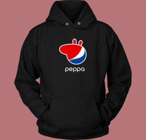 Peppa Pig Pepsi Parody Hoodie Style