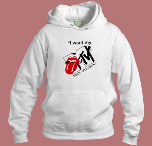 Rolling Stones and MTV Hoodie Style