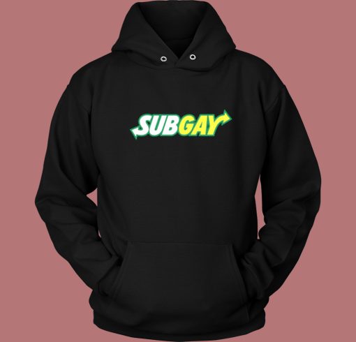 Subgay Logo Parody Hoodie Style