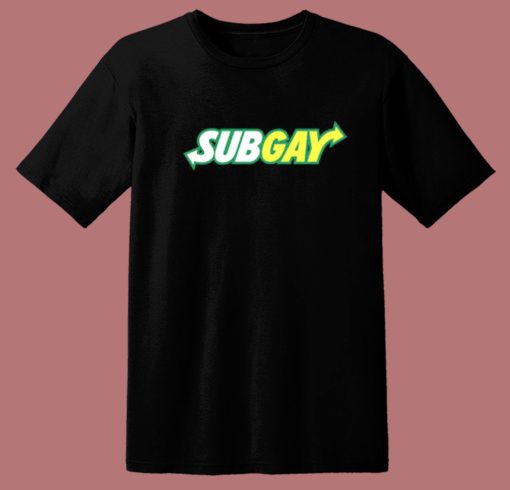 Subgay Logo Parody T Shirt Style