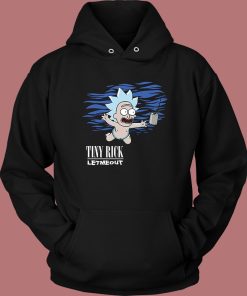 Tiny Rick Let Me Out Parody Nirvana Hoodie Style