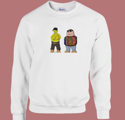 Tupac Simpson And Peter Dad Real Hip Sweatshirt