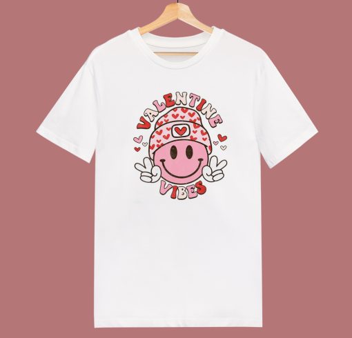 Valentine Vibes Smile T Shirt Style