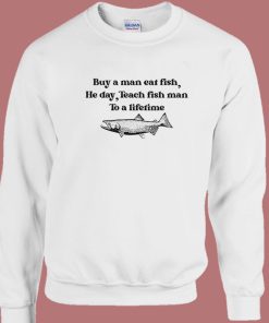 Buy A Man Eat Fish Sweatshirt