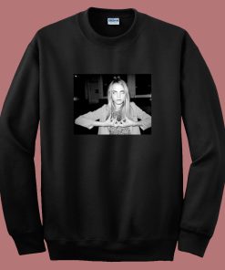 Cara Delevingne Blood Sweatshirt