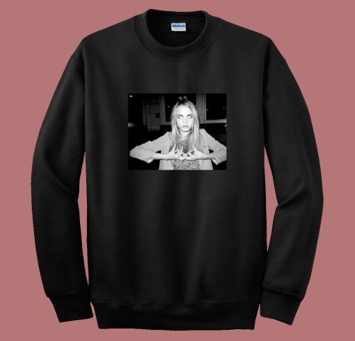 Cara Delevingne Blood Sweatshirt