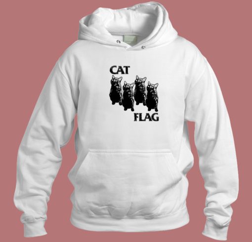 Cat Flag Parody Hoodie Style