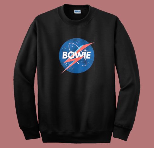 David Bowie Nasa Logo Sweatshirt