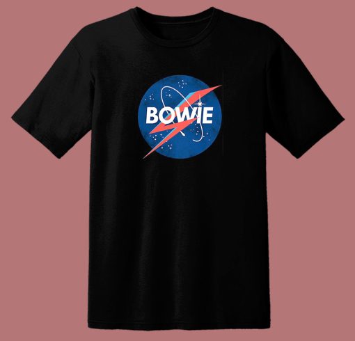 David Bowie Nasa Logo T Shirt Style